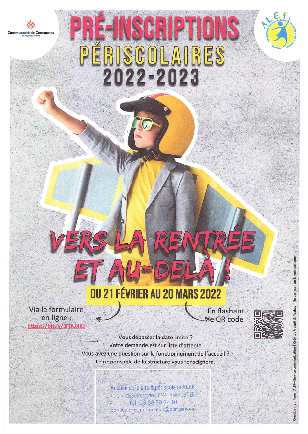 preinscription periscolaire