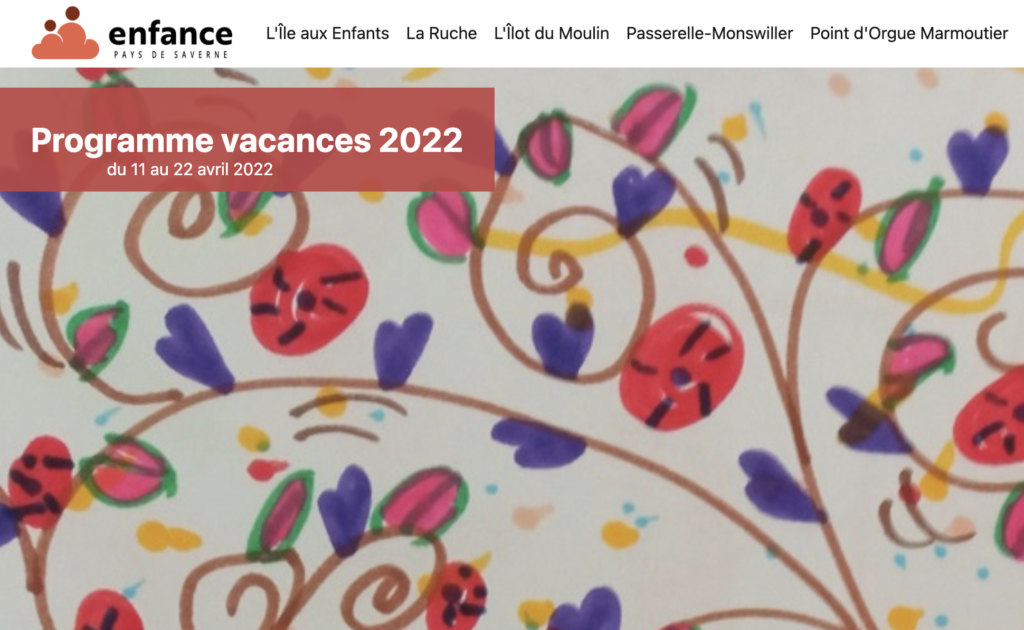 programme enfance avril