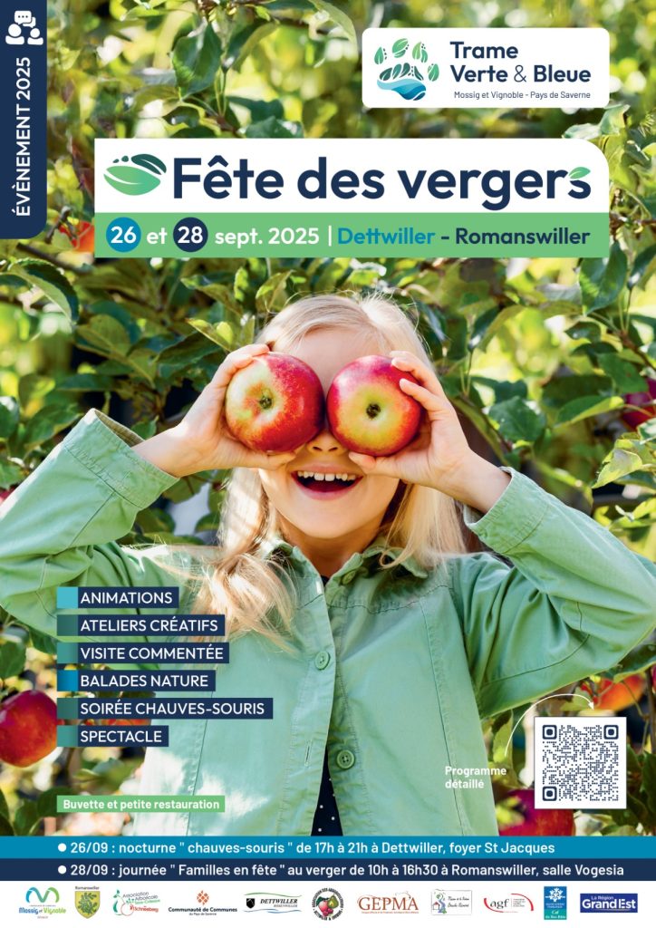 Affiche de la fête des vergers
